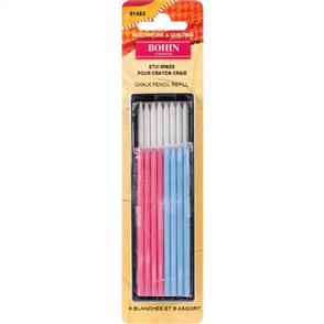 Bohin - Chalk Cartridge Set Refill 16/Pkg - Assorted Colors