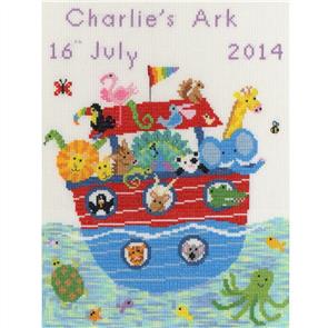 Bothy Threads Cross Stitch Kit - My Ark - Birth Record