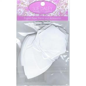 Sue Daley English Paper Pieces - Pentagon Flower Petal 1-1/4"