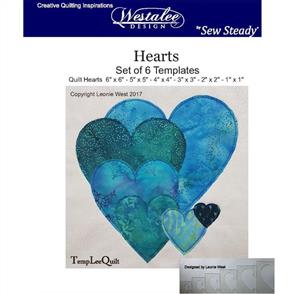 Westalee - Hearts Templates Set - Low Shank