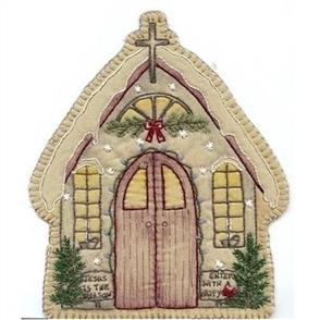 Chickadee Hollow Vintage Christmas Church