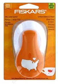 Fiskars Punch - U.S. with heart