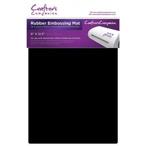 Crafters Companion Gemini Rubber Embossing Mat - 9"X12.5"