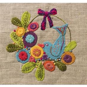 Wendy Williams Travel Threads Pattern - Wreath