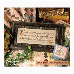 Lizzie Kate Cross Stitch Chart - If We Pray