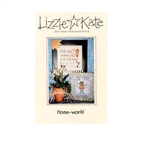 Lizzie Kate Cross Stitch Chart - Home-work!