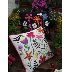 Wendy Williams Pattern - Bugs and Blooms cushions