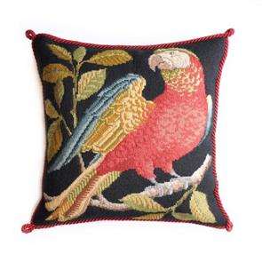 Elizabeth Bradley Tapestry Kit - Alister the Parrot (Black background)