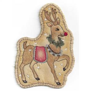 Chickadee Hollow Vintage Ornament  21 - Santa's Deer