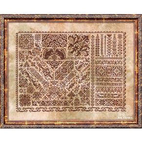 Ink Circles Cross Stitch Chart - Squirrels of Sumatra