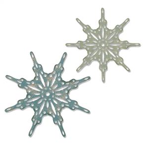 Sizzix Tim Holtz - Thinlits Die Set 2PK - Fanciful Snowflakes