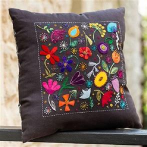 Wendy Williams Pattern - Scattered Flowers Cushion