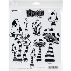Ranger Ink Dyan Reaveley's Dylusions Cling Stamp Collections 8.5"X7" - Not Mushroom