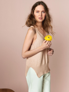 Sandnes Garn Knitting Pattern - Iris Carnisole Long