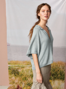 Sandnes Garn Knitting Pattern - Chamomile T-Shirt