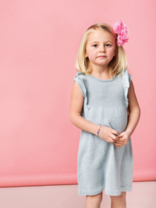 Sandnes Garn Knitting Pattern Dress with Flounce