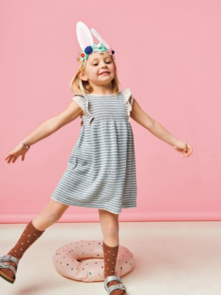 Sandnes Garn Knitting Pattern - Dress with Flounce