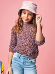 Sandnes Garn Knitting Pattern - Lace Sweater