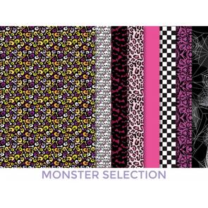Dress Your Doll Making Couture Fabric Set Kit - Monster Selection