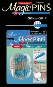 Taylor Seville Magic Pin Ultra Grip Quiliting FINE 50pc