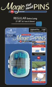 Taylor Seville Magic Pins Flat Head Regular 100pc