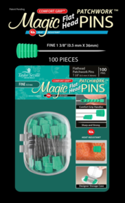 Taylor Seville Magic Pins Flathead Patchwork Fine 100pc