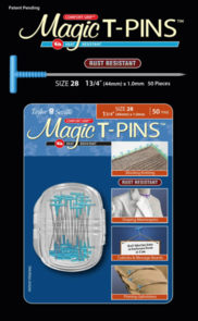 Taylor Seville Magic T-Pins Size 28 50pc