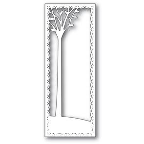 Poppystamps Tall Skyline Tree Frame Die