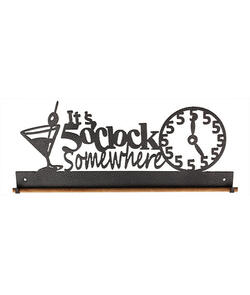 Ackfeld Craft Hanger - Metal 12" - 5 O'Clock with Dowel