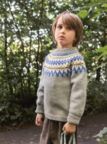 Sandnes Garn Pattern 2411-2 - Polar-Light Childrens Sweater - Full Kit