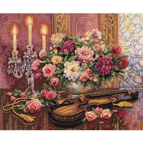 Dimensions Romantic Floral - Cross Stitch Kit