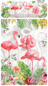 Northcott Michel Design Works FLAMINGO BAY 24290-10 24" Panel