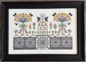 Rosewood Manor Cross Stitch Pattern - Chelsea Garden