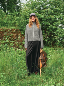 Sandnes Garn Pattern 2507-10 Tia Zipper Jacket Full Kit