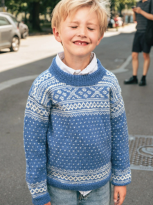 Sandnes Garn Pattern 2509-4 - Setesdal Sweater Junior - Full Kit