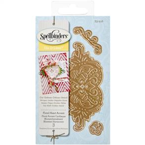 Spellbinders Die D-Lites - Floral Heart Accent