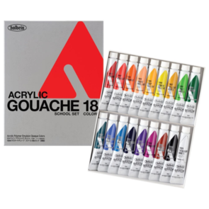 Holbein Acrylic Gouache Set of 18 - 12ml