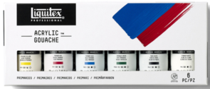 Liquitex Acrylic Gouache 59ml Primaries Set/6