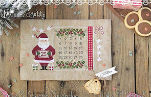 Assorted Cross Stitch Charts Madame Chantilly - Santa's Advent Calendar