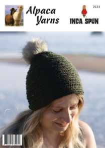 Alpaca Yarns Crochet Pom Pom Beanie - Crochet Pattern / Kit