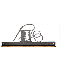 Ackfeld Craft Hanger - Metal 12" - Needle and Thread with Dowel