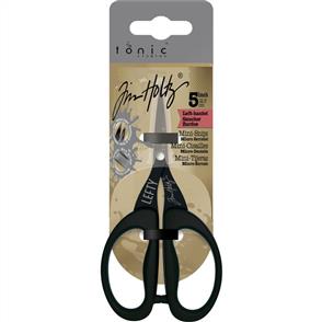 Tonic Tim Holtz Non-Stick Titanium Micro Serrated Mini Snips 5" - Lefty