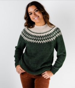 Alpaca Yarns Sox 6 Fair Isle Jumper - Knitting Pattern / Kit