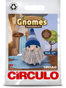 Circulo Amigurumi Kit (Elemental Gnomes) - Blue The Water Spirit