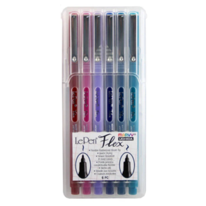Marvy Le Pen Flex Jewel Pens Set Of 6