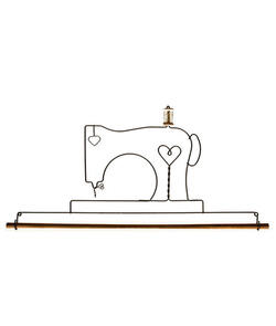 Ackfeld Craft Hanger - Metal 12" - Sew Machine with Dowel