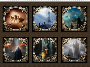 In The Beginning Legendary Journeys - 2LJ1 Block 80cm Panel