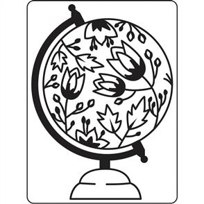 Darice Embossing Folder - Globe