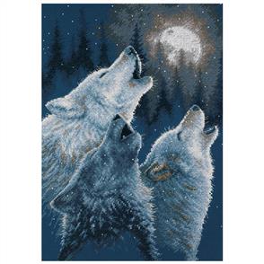 Dimensions In Harmony - Wolves  Cross Stitch Kit