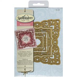 Spellbinders Labels 42 - Nestabilities 4pc